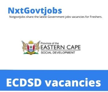 Eastern Cape Department of Social Development Vacancies 2024