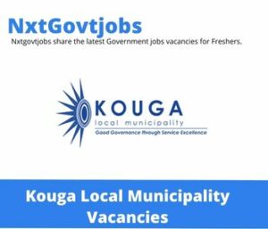 Kouga Local Municipality Examiner Of Drivers License Vacancies in Kouga 2023