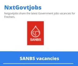 SANBS Donor Care Officer Vacancies in East London – Deadline 06 Feb 2024 Fresh Released