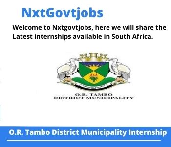 OR Tambo Municipality Graphic Designer Vacancies in East London 2023