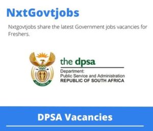DPSA Food Service Aid Worker Vacancies in Humansdorp 2024